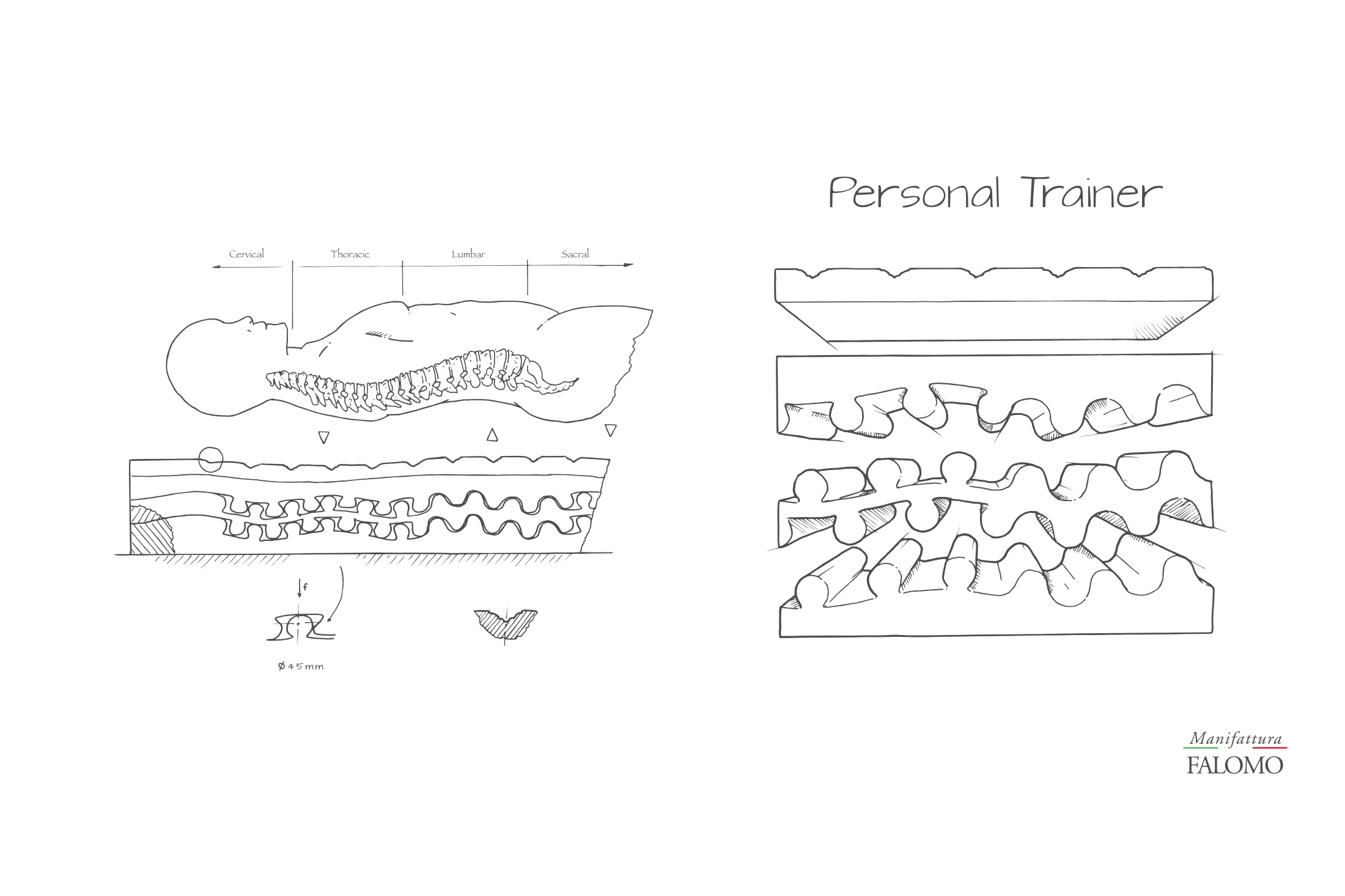 Mattress Body Trainer Manifattura Falomo Project